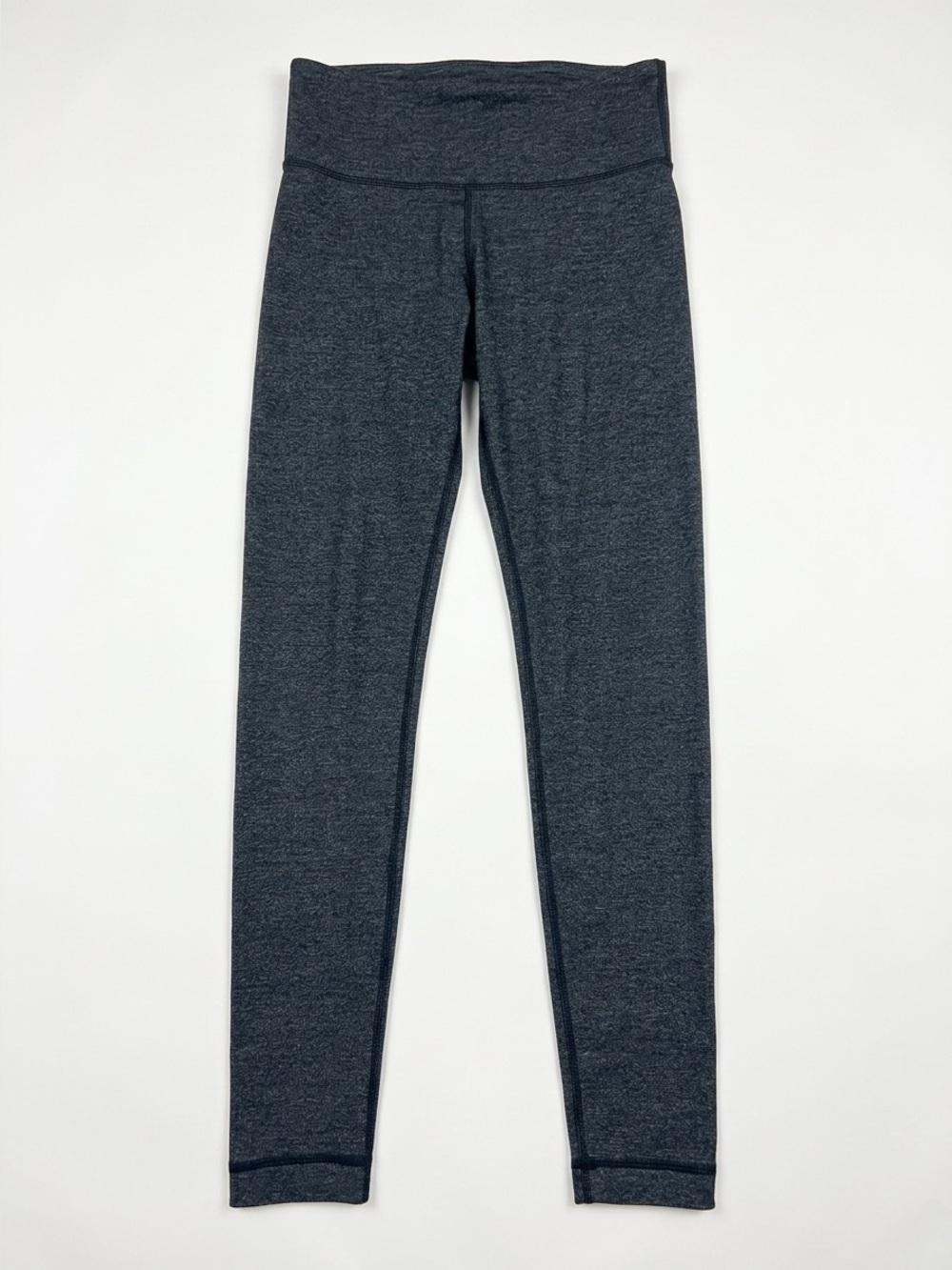 Woman’s Lululemon long High-Waist Active Leggings - Dark Heather Gray